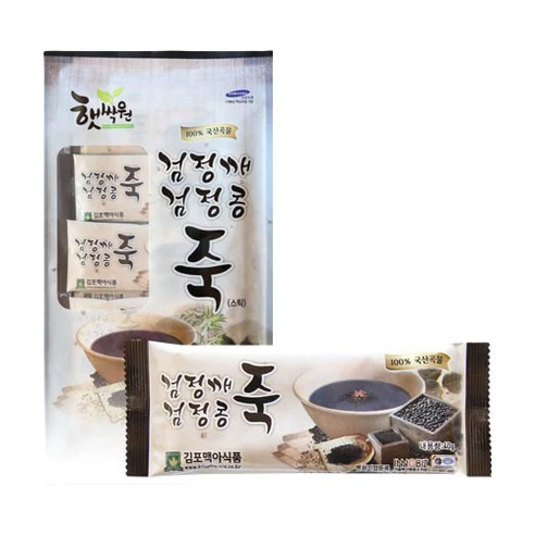 BLACK SESAMEBLACK SOY BEAN TE   40gX 20 / 햇싹원 검정깨 검정콩 죽(스틱) , 40g X 20