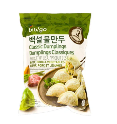 [Local Only ] BEKSUL Mul Mandoo , 백설 비비고 물만두 810g
