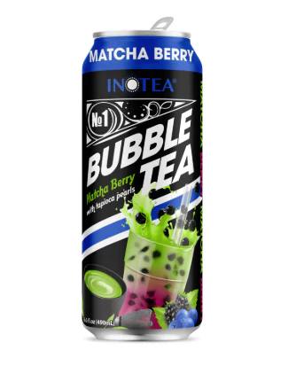 BUBBLE TEA MATCH BERRY , 버블티 마차베리 16.6oz