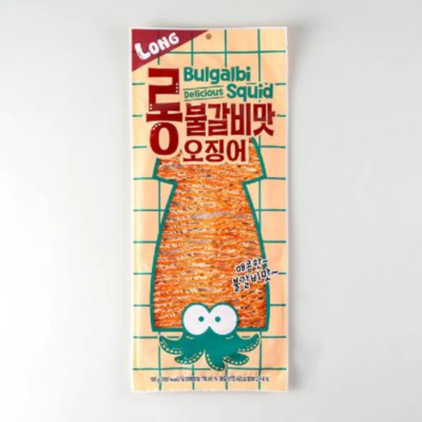 Bulgalbi Squid , 롱 불갈비맛 오징어  90g
