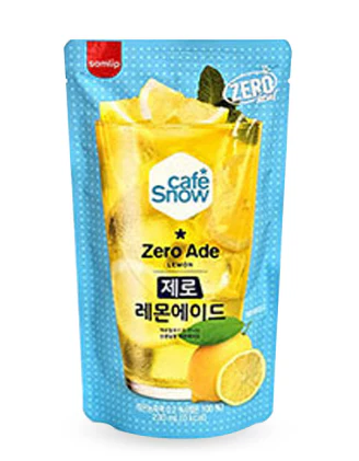 CAFE SNOW ZERO ADE LEMON SAMLI , 삼립 제로 레몬에이드  230ml