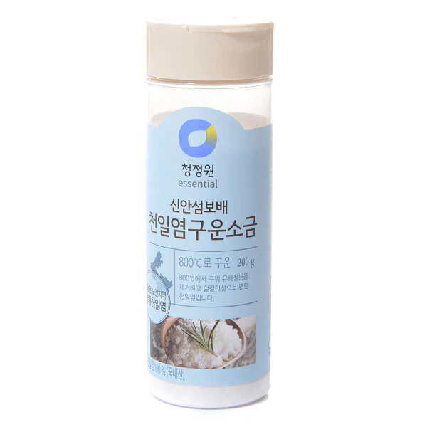 CHUNG JUNG ONE Roasted Salt 200g , 청정원 신안섬보배 구운소금 200g