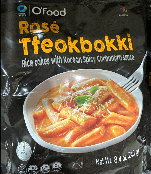 CJO ROSE' TTEOKBOKKI 240g  오푸드 로제떡볶이 240g