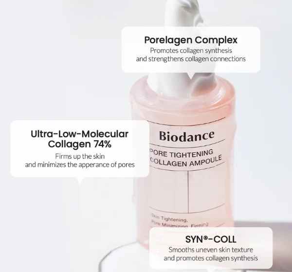 BIODANCE Pore Tightening Collagen Ampoule50ml,콜라겐 앰플 포 타이트닝(모공 탄력/수축) 50ml - Image 4