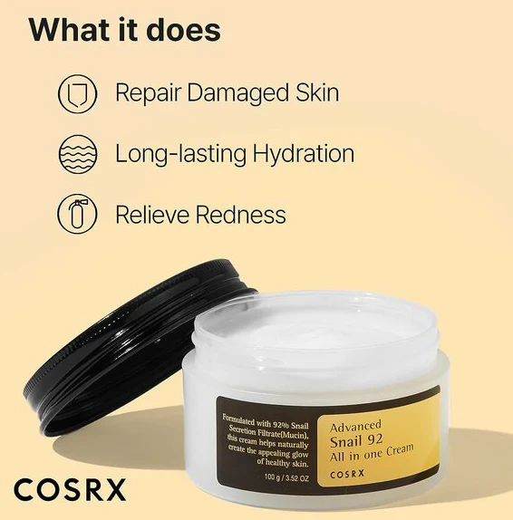 COSRX SNAIL 92 ALL IN ONE CREA100g,COSRX 스네일 크림 100g - Image 2