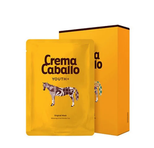 CREMA CABALLO ORIGINAL MASK , [자민경] 크레마카발로 오리지날 마스크(10매) , 25g×10ea