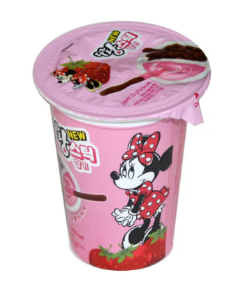 DISNEP PANG STICK STRABERRY 25gX6 ,팡스틱 딸기25gX6 - Image 3