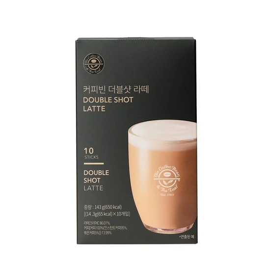 DOUBLE SHOT LATTE COFFEE MIX / 커피빈 더블샷 라떼  14.3gX10