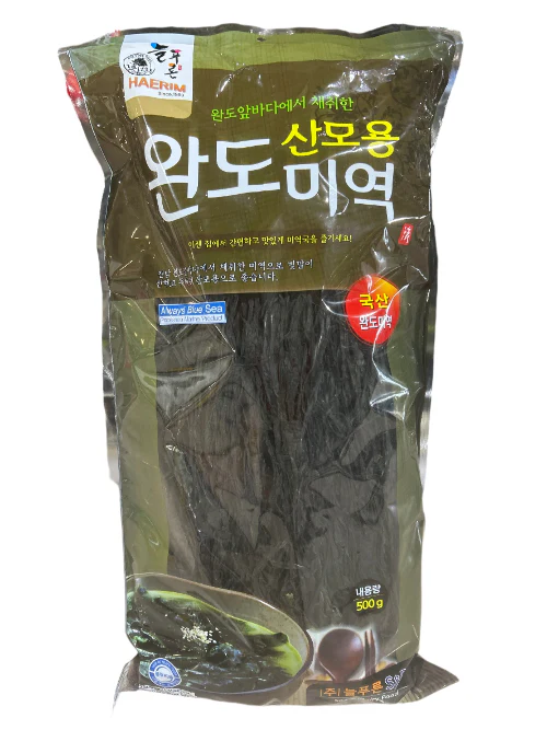 DRIED SEAWEED 500g , 해림 산모용 완도미역 500g