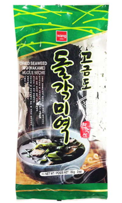 DRIED SEAWEED  WANG  3oz , 왕 고금도 돌각미역 3oz