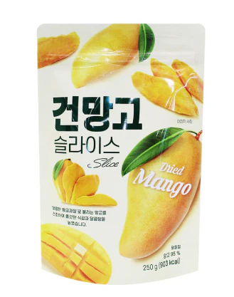 DRIED SLICED MANGO , 건망고 슬라이스  250g