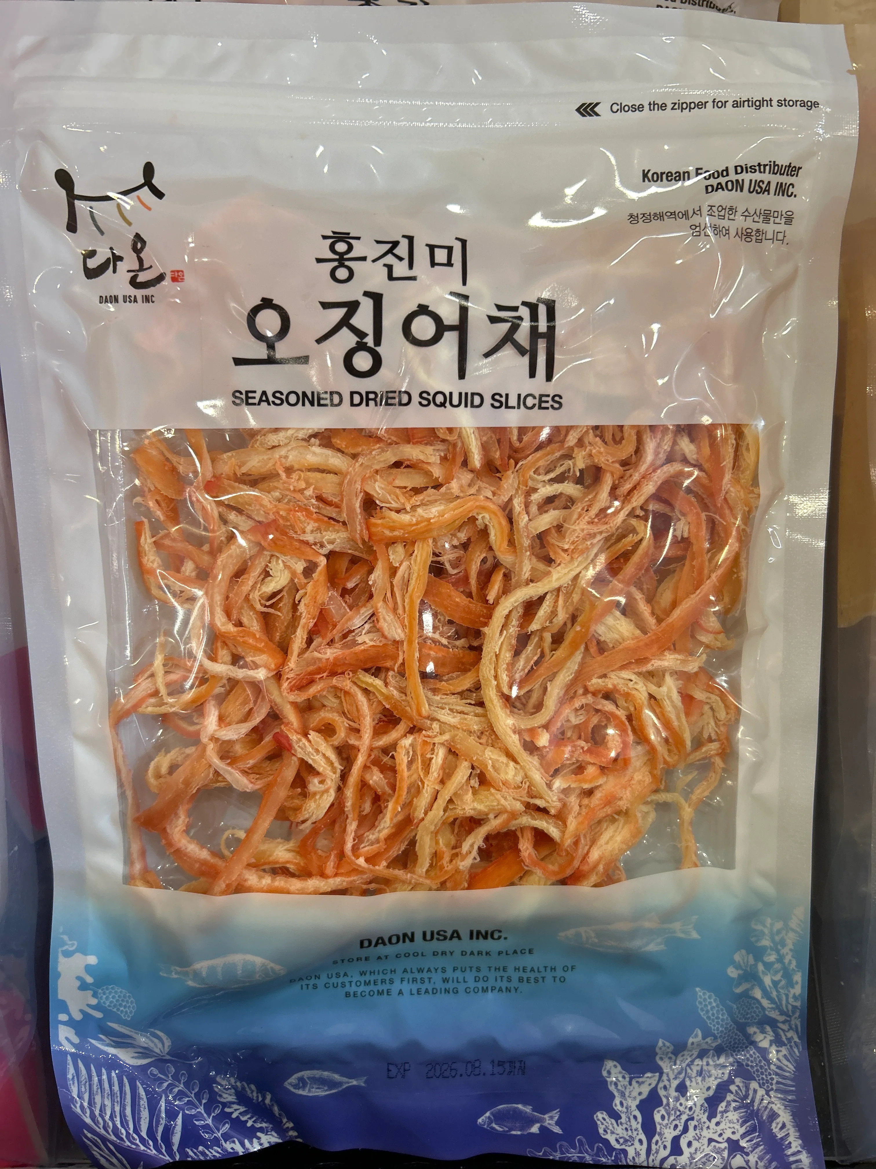 dried squid slices , 홍진미 오징어채 , 170g