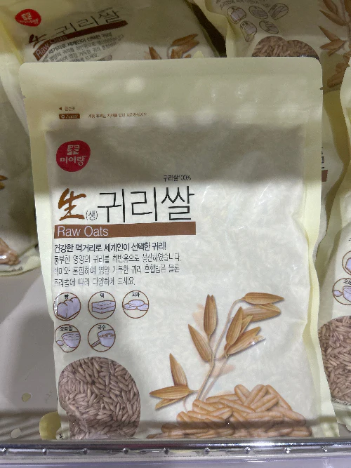 DRIED WHOLE RAW OATS,미이랑 귀리쌀 800G