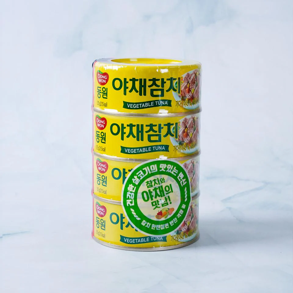 DW VEGETABLE TUNA 4PK / 동원 야채참치 4팩 X 135g
