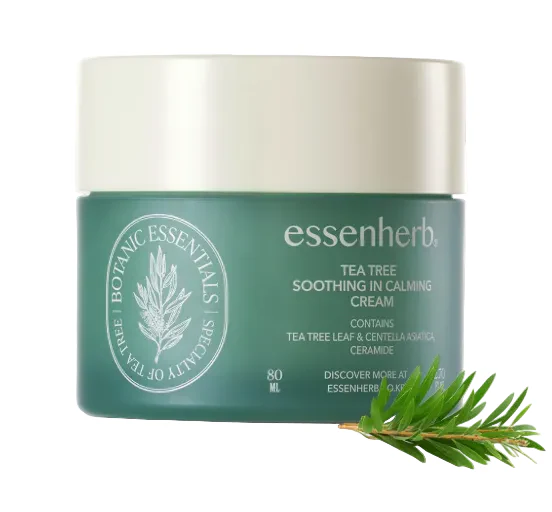 ESSEN TEATREE SOOTH.CREAM , 에센허브 티트리수딩인카밍크림 , 80ml