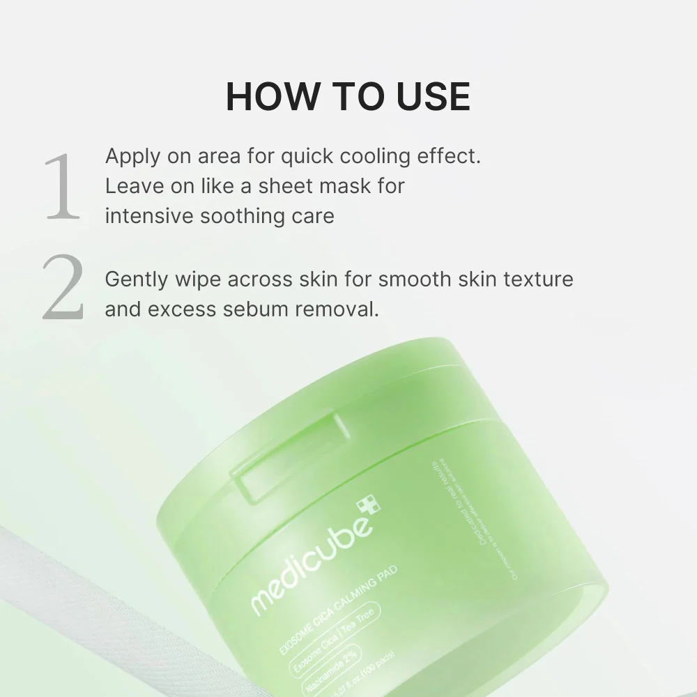 [Medicube] EXOSOME CICA PAD 100pcs , [메디큐브] 엑소좀 시카 패드 100매 - Image 3