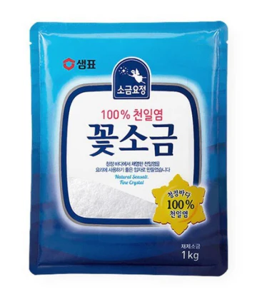 Fine Salt 1kg SP 1kg , 샘표 소금요정 꽃소금  1kg