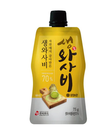 [Mega Fresh ] FRESH WASABI(70%) , 뿌리를 갈아만든 생와사비 75g