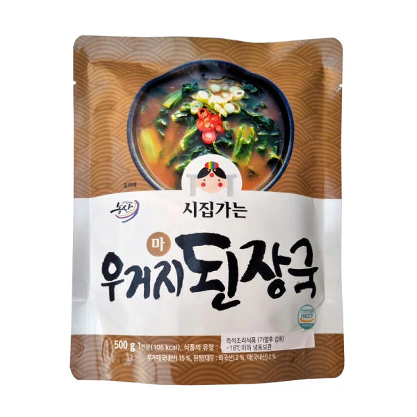 [MEGA FRESH] FROZEN KOREAN STEW 500/ 시집가는 우거지 된장국 500g