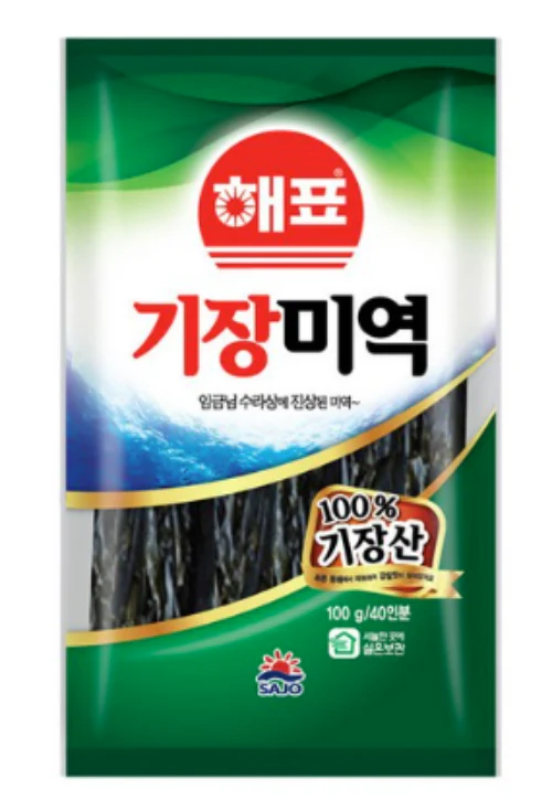 GIJANG DRIED SEAWEED , 해표 기장미역 100g