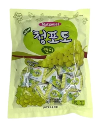 GREEN GRAPE CANDY MATGOUEL , 맛고을 청포도 캔디 300g