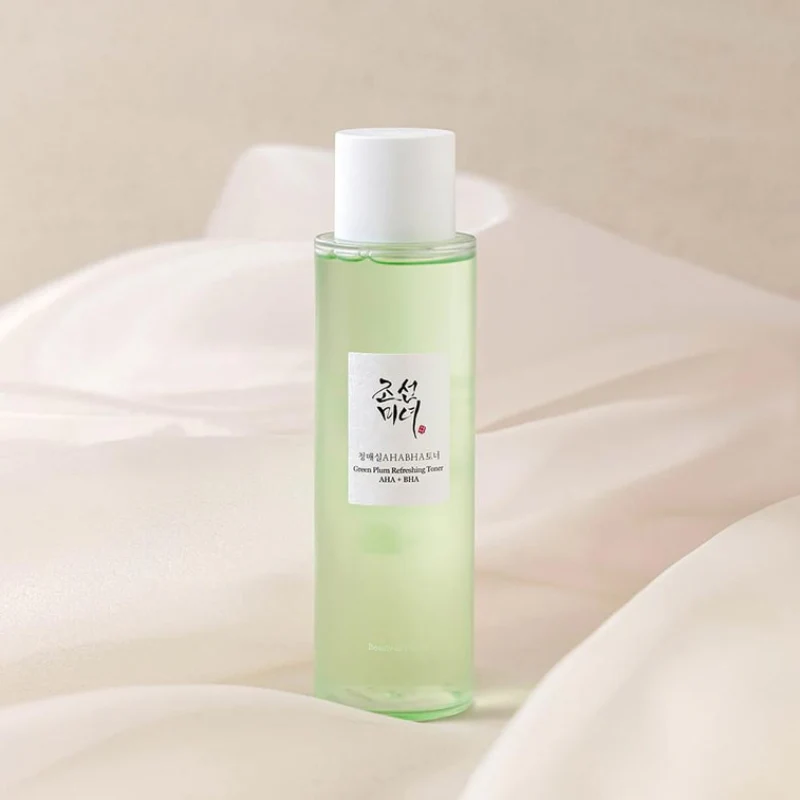 GREEN PLUM REFRESHING TONER, 조선미녀 청매실 토너 AHA + BHA (150ml) - Image 2