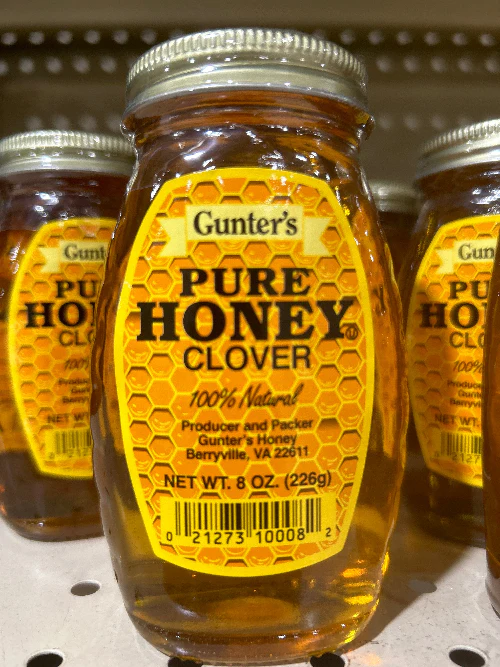 GUNTER'S PURE HONEY CLOVER 8oz , 건터스 퓨어 클로버 꿀 8oz