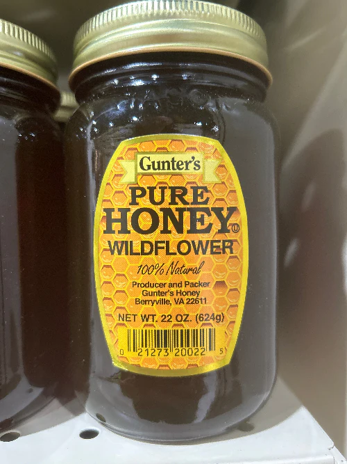 GUNTER'S PURE HONEY W FLOWER , 건터스 퓨어 와일드 플라워 꿀  22oz