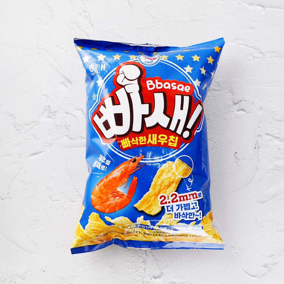 HAITAI PPAH SEH SHRIMP SNACK / 해태 빠새 빠삭한 새우칩  100g