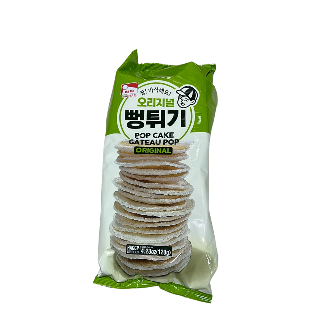 HAITAI PUFFED PPUNGTUIGI SNACK , 해태 누룽지 뻥튀기  280g