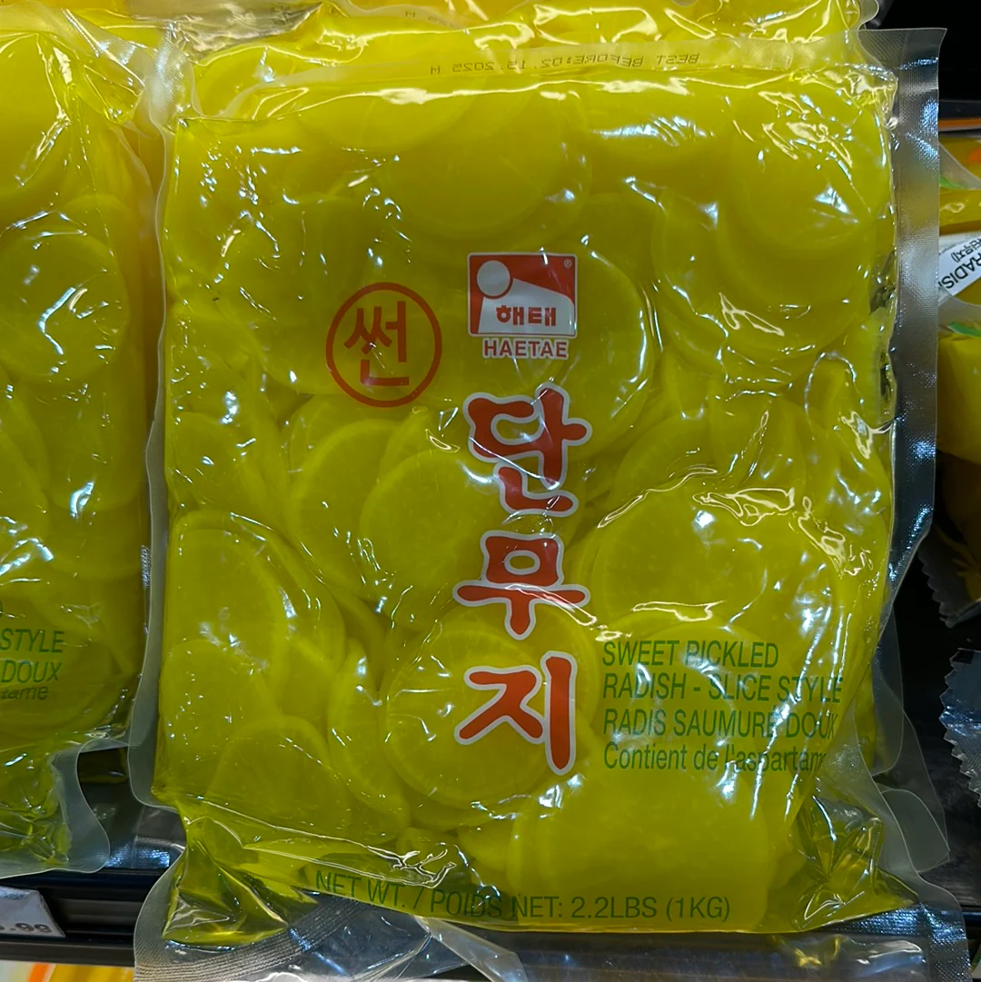 [Local Only] HAITAI SWEET PICKLED RADISHsl , 해태 썬 단무지 , 2.2 LB