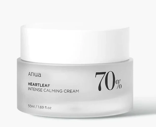 HEARTLEAF 70% INTENSE CALMING,ANUA 아누아 어성초 70 인텐스 카밍 크림 50ml