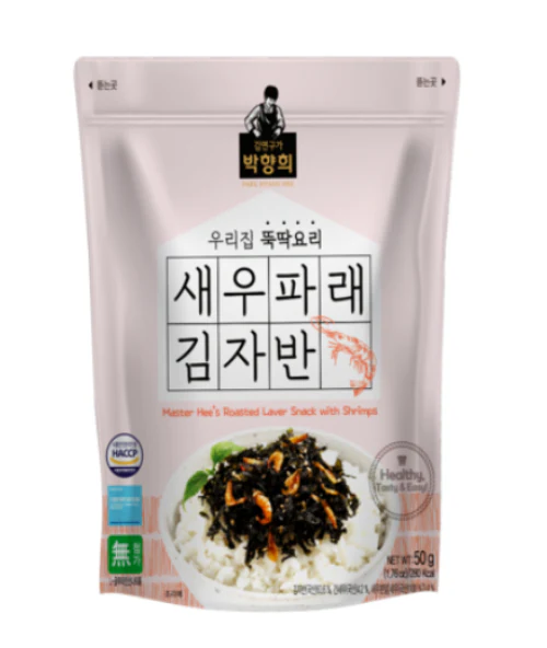 hee's Roasted Laver Snack , 박향희 새우파래 김자반  50g