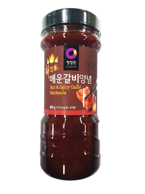 HOT&SPICY MARINADE SAUCE 840g , 화끈한 매운갈비양념 840g