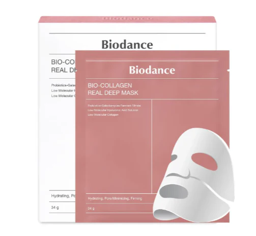 BIO COLLAGEN DEEP MASK 4EA ,바이오던스 콜라겐 마스크팩 4입