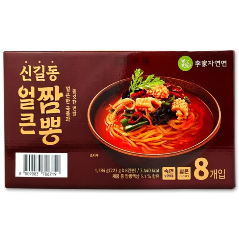 IGA noodle jjamppong 223gX8 ,신길동 얼큰짬봉 223gX8
