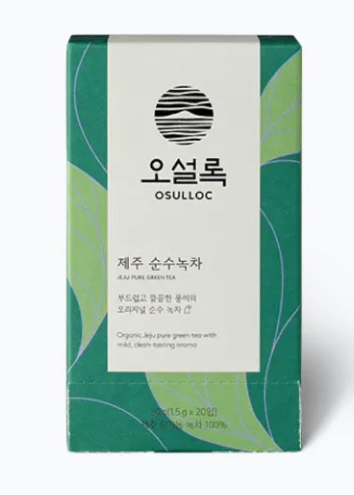 JEJU PURE GREEN TEA 20TB , 오설록 제주 순수 녹차 20티백