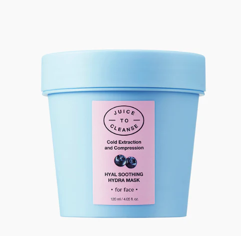 JUICE TO CLEANSE Hyal Soothing, 쥬스투클렌즈 히알 수딩 수분 마스크 120ml
