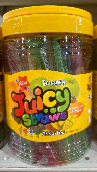 JUICY STRAWS (19g*43ea) , 쥬시 스트로우_통  817g