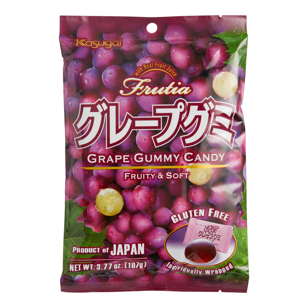 Kasugai Gummy 377oz , 카수가이 포도구미  3.77oz