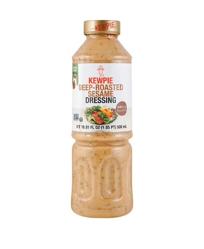 KEWPIE DEEP-ROASTED SESAME DRE , 큐피 볶은 참깨 드래싱  500ml