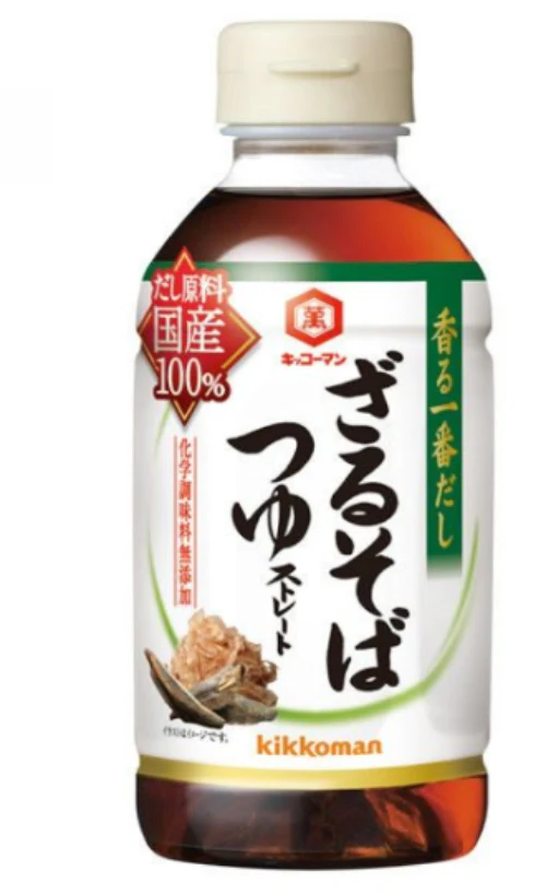 KIKKOMAN ZARSOBATSUYU SOUP BAS , 기꼬만 소바 쯔유 10oz