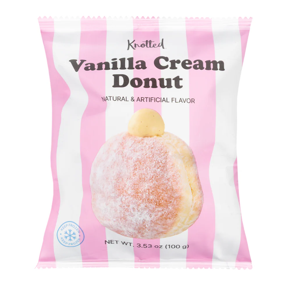 [Local Only] KNOTTED:Vanilla Cream Donut , 노티드 바닐라 크림 도넛 100g