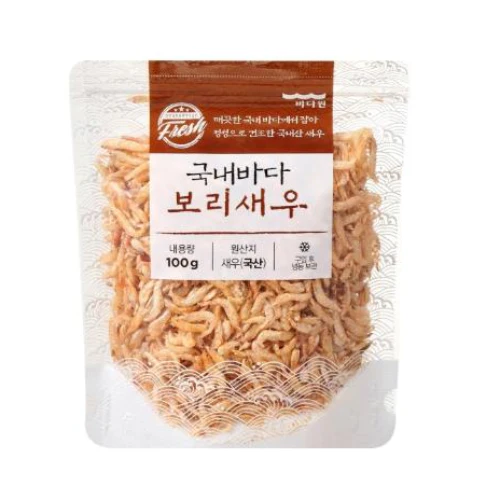 Korean Barely Dried Shrimp , 바다원 국산 보리새우  100g