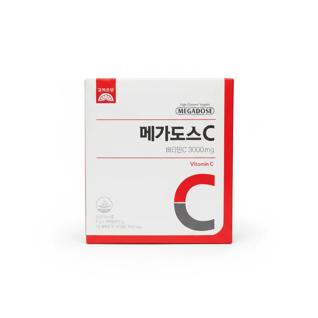 KOREAN EUNDAN MEGADOSE C 3000 , 고려은단 메가도스 C 3000 , 100포