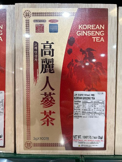 KOREAN GINSENG TEA 100T , 고려 인삼차 3g X100