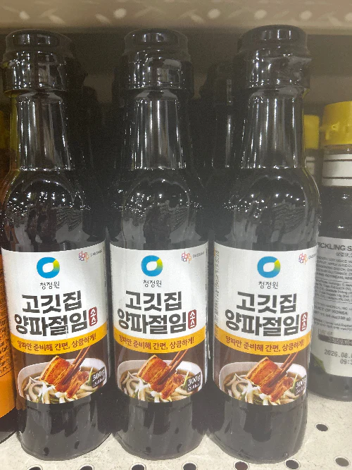 KOREAN PICKLING SAUCE F ONION,청정원 고기집 양파절임소스 300g