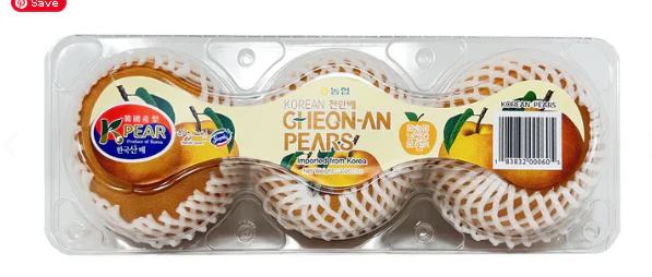 KOREAN SINGO PEAR PK3PC , 한국산 신고배 , PK 3PC