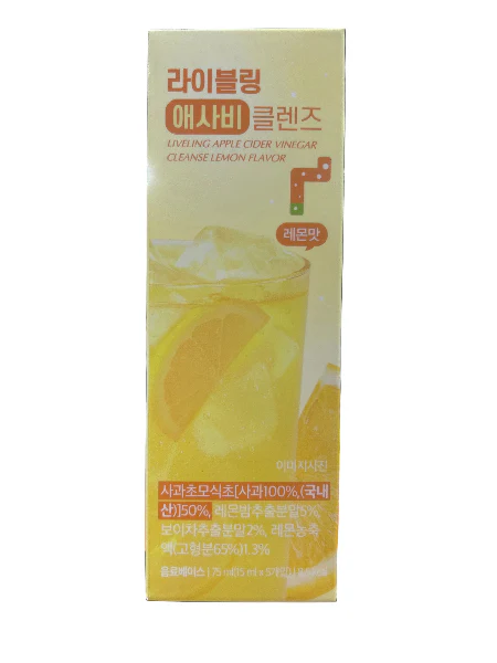 Liveling Lemon , 라이블링 애사비 클렌즈 레몬 15g*5ea
