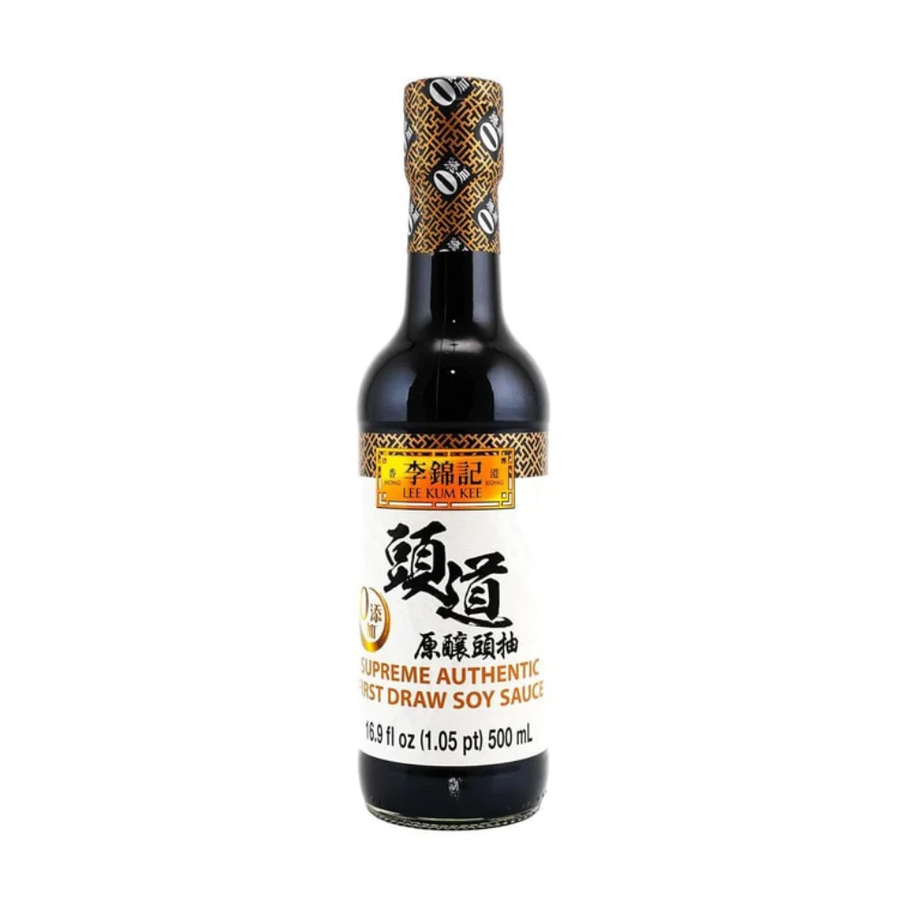 LKK FIRST DRAW SOY SAUCE 500ml,이금기(Lee Kum Kee) 슈프림 오센틱 퍼스트 드로우 소이 소스 500ml